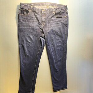 Lucky Brand Ginger Skinny Jeans Denim Size 20 2% Spandex High Rise 42" Waist